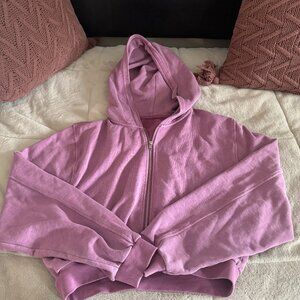 ALO SWEET ESCAPE ZIP UP HOODIE